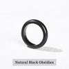 1 Pc Stone Jade Rings Crystal Agate Obsidian Fengshui Lucky Promise Wedding Band Thumb Ring Party Accessory Gifts - Image 8