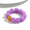 Acrylic Geometric Bead Bracelet with Elastic Stretch Fit - Image 41