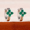 6/8/10mm Stainless Steel Zircon Flower Hoop Earring Small Gold Color Circle Hoops Huggie Piercing Earring Jewelry - Image 27