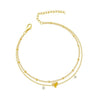 Bohemia Girl CZ Anklet Bracelets Heart Charm Chain Anklets for Women on Foot Leg Summer Beach Barefoot Jewelry - Image 5