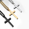 Christian Cross Pendant Necklace Men's Necklace Metal Religious Amulet Pendant Accessory Party Jewelry - Image 1