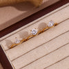 Wave Drop Round Zircon Ring Minimalist 316L Stainless Steel Women's Rings Gold Plated Accessories - Image 15