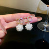 Letter D Asymmetric Long Tassel Zircon Earrings For Women Korean Sparkling Earrings Jewelry Party Gifts - Image 23