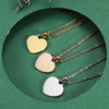 10Pcs/Lot Mirror Polish 20/25mm Heart Pendant Necklace Stainless Steel Cross Chain Necklace For Mens Women's Trends Jewelry - Image 5