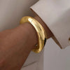 Adjustable Teardrop Cuff Bracelet in Gold-Tone or Silver-Tone - Image 8