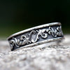 Stainless Steel Viking Spindrift Pattern Round Ring Vintage for gift Jewelry - Image 3