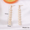 White Women's Dangle Earrings Blooming Flower Acrylic Enamel Butterfly Imitation Pearl Heart Hanging Earrings Elegant Brinc - Image 35