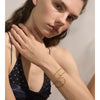 Minimalist Stainless Steel Double Layer Hollow Cuff Bracelet Bangle Pvd Plated Geometric Wrist Jewelry - Image 5