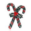 Christmas Brooch Apple Snowflake Bow Cane Candy Ice Cream Gift Pine Cone Pin Men and Women Accessories - Image 7