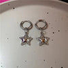 Punk Rock Hollow Thorns Love Heart Pendant Hoop Earrings for Women Men, Lover Cool Rivets Spike Earings Jewelry - Image 8