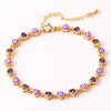 Gold-Tone Eye Motif Bracelet with Colorful Stone Accents - Image 10