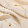 Stainless Steel Love Heart Necklace For Women Lip Chain Simple Love Pendant Necklace Jewelry Gift - Image 4