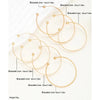 Seven-Piece Metal Bangle Set with Heart Motifs in Gold-Tone or Silver-Tone - Image 12