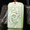 carved jade pendant 12 zodiac signs Mouse ox tiger rabbit dragon snake horse sheep monkey chicken dog pig - Image 5