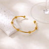 Stainless Steel Shell and Starfish Cuff Bangle in Multiple Styles - Image 14