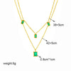316L Stainless Steel Butterfly Moon Lock Blue Eyes Pendant Necklace For Women Multilayer Choker Chain Jewelry Gifts - Image 50