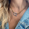 Pangjery 316L Stainless Steel Carabiner Necklaces For Women Couples Simple Creative Clavicle Chain Party Jewelry Gifts - Image 7