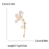 Resin Tulip Brooch for Women Unisex Rhinestone Flower Pin Pearl Plant Lapel Pin Banquet Party Backpack Gifts Jewelry Accessories - Image 17