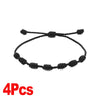 Lucky Knots Bracelets Handmade 7 Knot Black Red String Bracelet Braided Adjustable Bracelet Lover Friendship Bangle Lucky Bangle - Image 8
