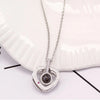 Necklace 100 Languages I Love You Projection Heart Pendant Necklace For Mother's Day Gifts - Image 3