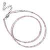 Stone Beads Necklace 2mm Round Faceted Beaded Necklace Crystals Amethysts Necklaces for Women Collarbone Chain - Image 16