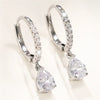 Simple Classic Square/Heart/Pear Cubic Zirconia Dangle Earrings for Women Timeless Style Wedding Eternity Jewelry - Image 1
