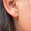 Cubic Zirconia Stainless Steel Small Hoop Earrings For Women Little Pendant Buckle Earrings Party Wedding Jewelry - Image 5