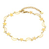 Adjustable Satellite Beaded Anklet Bracelets for Women,Stainless Steel Summer Beach Foot Chain Stainless Steel - Image 7