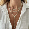 Salircon Boho Sexy Simple Geometric Pendant Choker Necklace Women Punk Adjustable Sweater Chain Party Jewelry Gift - Image 1