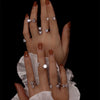 Simple Elegant Prsonality Rhinestone Butterfly Open Finger Ring Female Ring Korean Style Ring Jewelry - Image 4