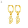 Silver Needle Vintage Shell Pendant Hoop Earrings Women's Pearl Conch Gold Earrings Jewelry Gifts - Image 36
