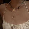 Frosting Starfish Charm Pendant Choker Necklaces For Women Lady Korean Engagement Jewelry Gift Party - Image 4
