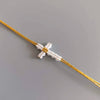 Hand-Woven Macrame Cross Bracelet Adjustable Bohemian Style Jewelry for Women Girls - Image 9