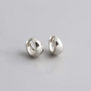 Silver Matte Minimalism Unisex Huggies Ear Hoops Earrings for Women Gothic Piercing Men's Jewelry - Image 26
