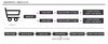 Geometric CZ Station Link Chain Choker Sexy Long Lariat Women Necklace Iced Out Zirconia Jewelry - Image 24