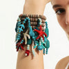 Statement Starfish Shell Element Retro Beads Bracelet Set Handmade for Women Girl - Image 3