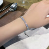 Rhinestone Accent Stainless Steel Bracelet in Multiple Styles - Image 5