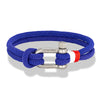 Nautical Bracelets for Men Double Strand Surfer Rope Bracelet Stainless Steel Anchor Shackle Handmade Ideal Gift for Son - Image 11