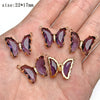 5pcs/lot Colorful Crystal Butterfly Pendant Glass Gradient Charms For Korean Women Necklace Choker Jewelry Accessories - Image 25