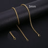 Hiyee Thickness 3/4/5/6/7/8mm Gold Color Wheat Braided Stainless Steel Necklace Link Classic Curb Chain for Men Women Jewelry - Image 7