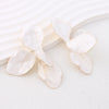 Large Metal Flower Enamel Petal Post Earrings For Women Jewelry Romantic Holiday Accessories Styles - Image 6