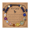 12 Zodiac Signs Stone Bracelet Taurus Cancer Virgo Pisces Charm Bracelets for Women Men Couples Friendship Jewelry Gift - Image 9
