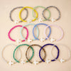 Beaded Bracelet with Cross Charm and Multiple Color Styles - Image 3