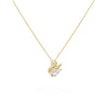 Small Swan Pendant Necklace in Gold Tone Silver Tone and Rose Gold Tone - Image 6