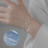 Silver Star Beaded Bracelets For Women Double Layered Adjustable Bracelet Party Jewelry - Image 4