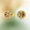 Rectangle Olive Green Zircon Hoop Chain Necklace Earrings Bracelet Ring Women Jewelry Set - Image 13