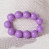Colorful Big Bead Bracelets for Women Personality Punk Resin Holiday Jewelry Accessories Gift - Image 4