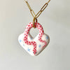 Colorful Dopamine Pendant Necklace, Heart-Shaped Sun, White Dove, Small Snake, Gold-Plated and Color Preserving - Image 3