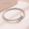 Classic Round Beads Nail Bracelets Wristband Bangles Jewelry Zirconia Bracelets Nail For Women Accessories - Image 4