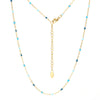 Hot Pink Stainless Steel Link Cable Chain Gold Color Satellite Enamel Beads Necklace for Women Chic Summer Gift - Image 11